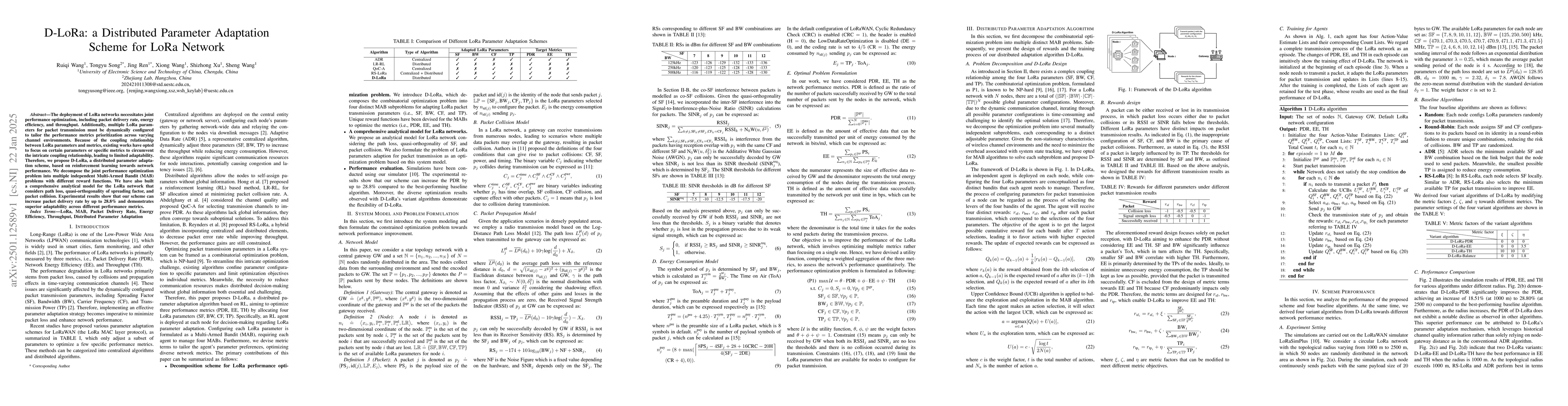 Thumbnail for D-LoRa: a Distributed Parameter Adaptation Scheme for LoRa Network