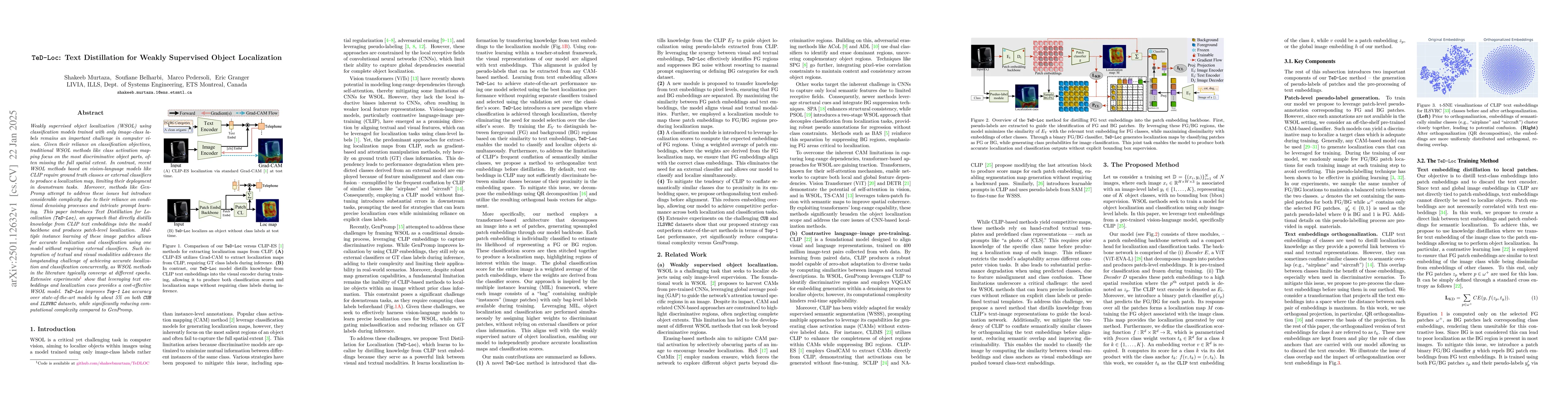 Thumbnail for TeD-Loc: Text Distillation for Weakly Supervised Object Localization