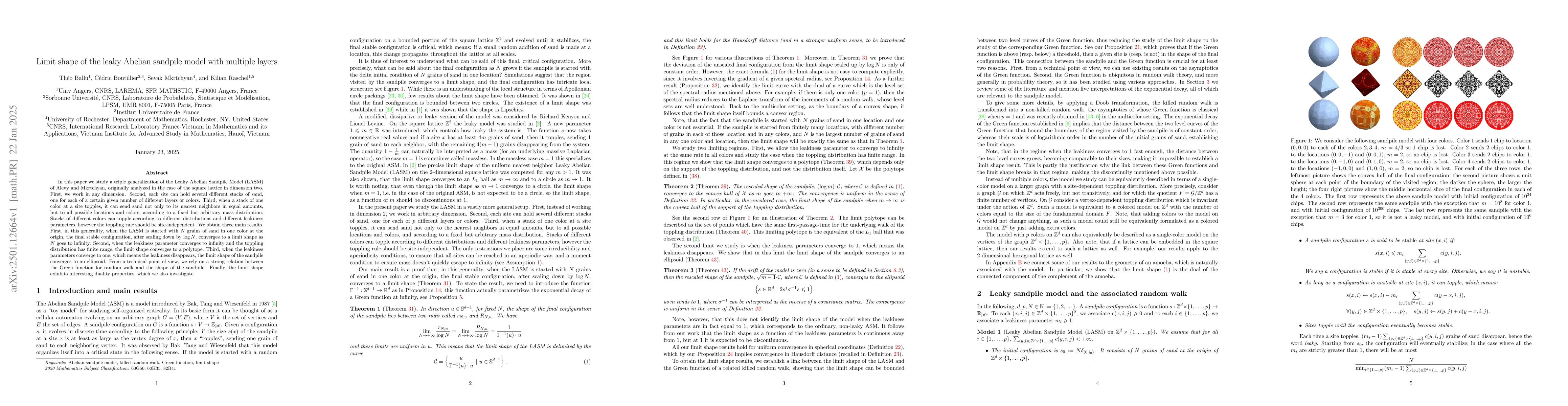 Thumbnail for Limit shape of the leaky Abelian sandpile model with multiple layers