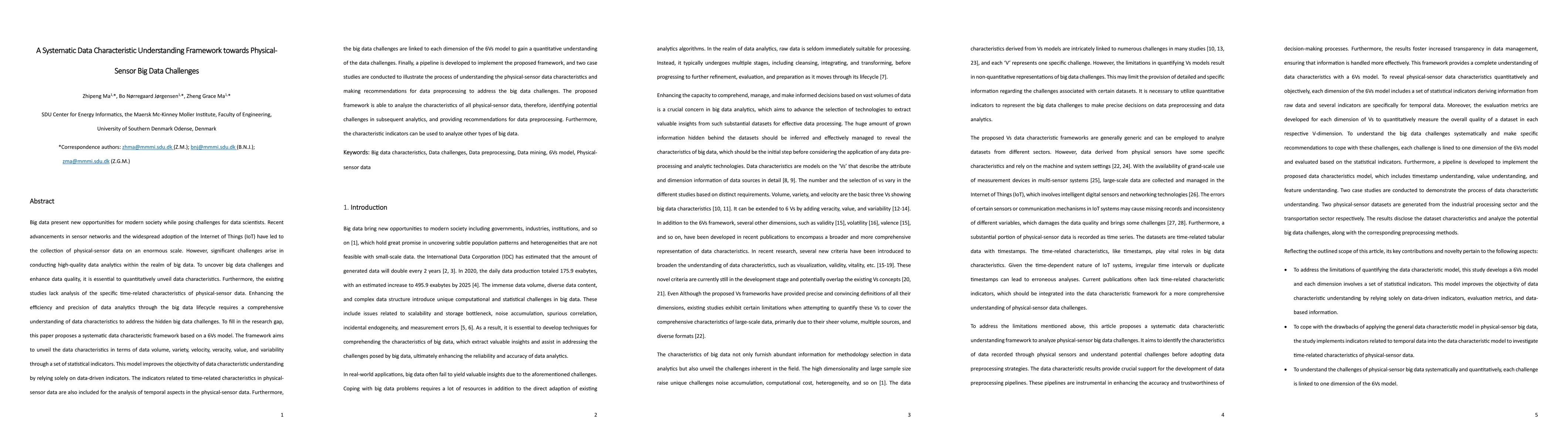 Thumbnail for A systematic data characteristic understanding framework towards
  physical-sensor big data challenges