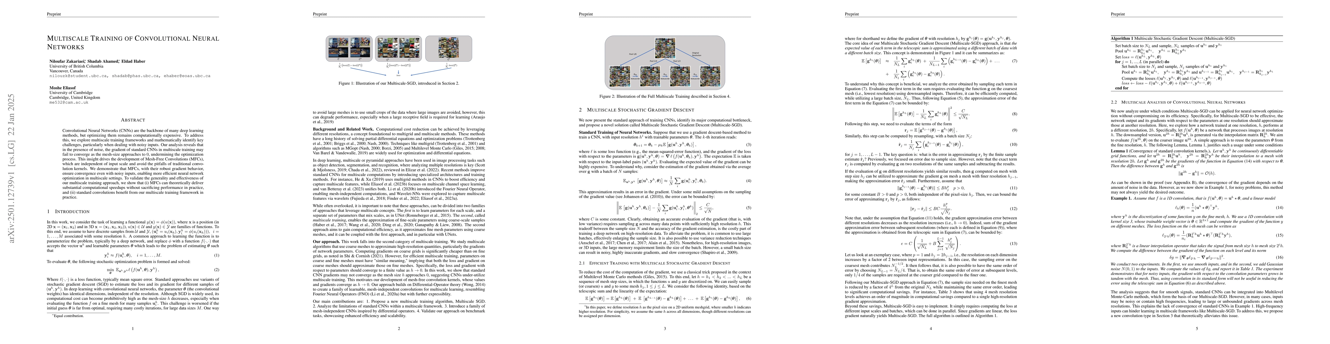 Thumbnail for Multiscale Training of Convolutional Neural Networks
