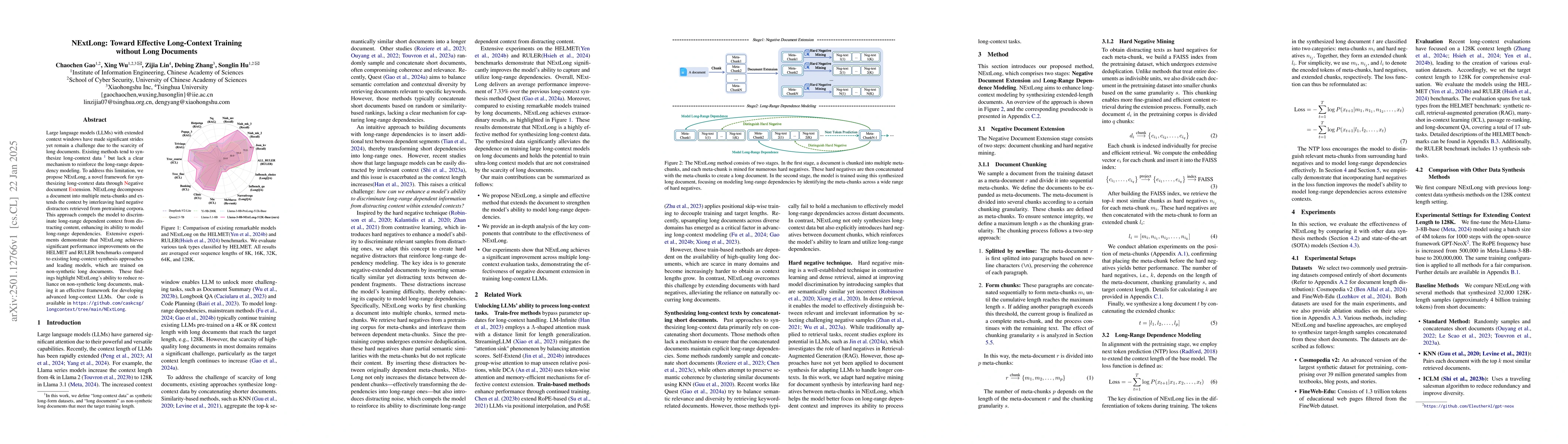 Thumbnail for NExtLong: Toward Effective Long-Context Training without Long Documents