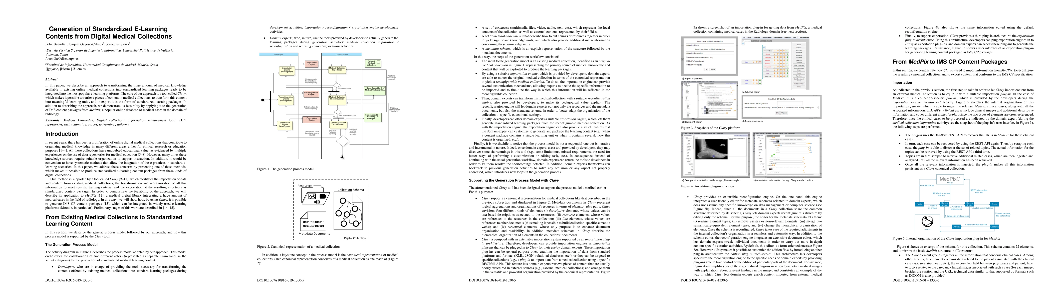Thumbnail for Generation of Standardized E-Learning Contents from Digital Medical
  Collections
