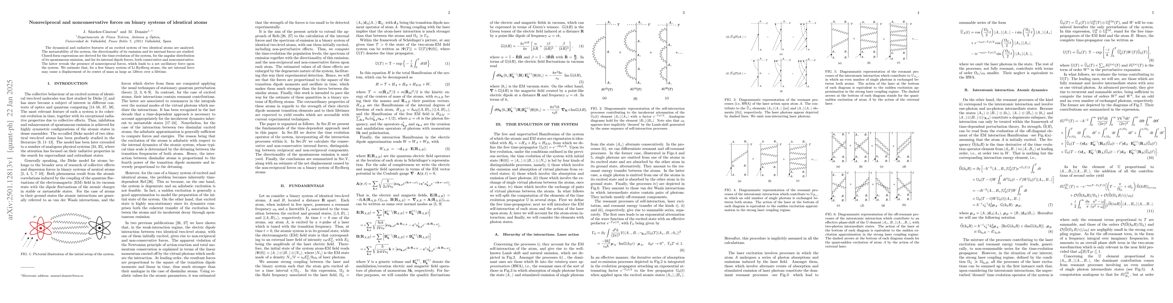 Thumbnail for Nonreciprocal and nonconservative forces on binary systems of identical
  atoms