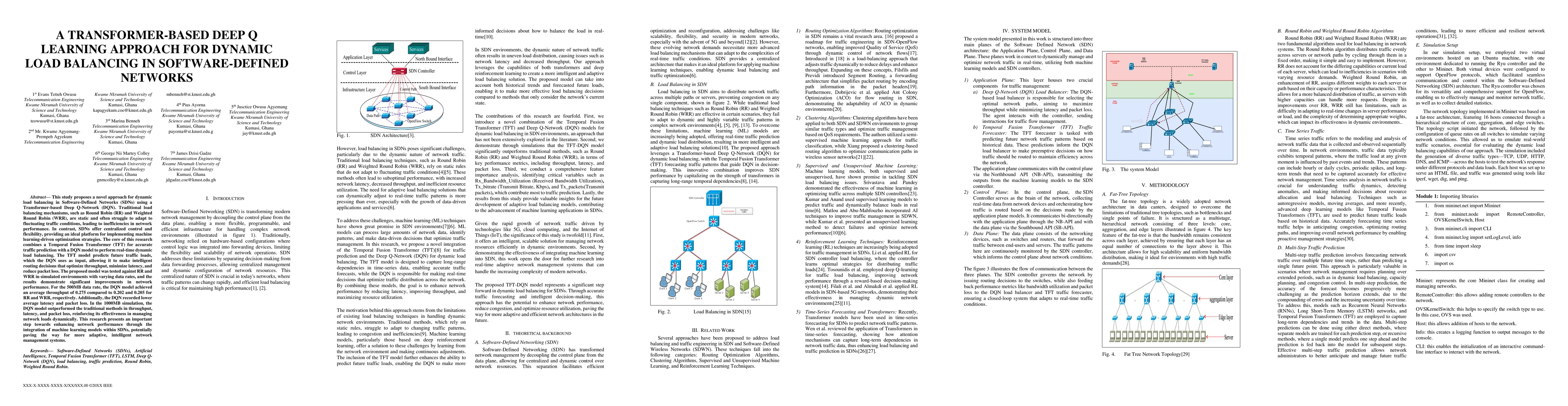 Thumbnail for A transformer-based deep q learning approach for dynamic load balancing
  in software-defined networks
