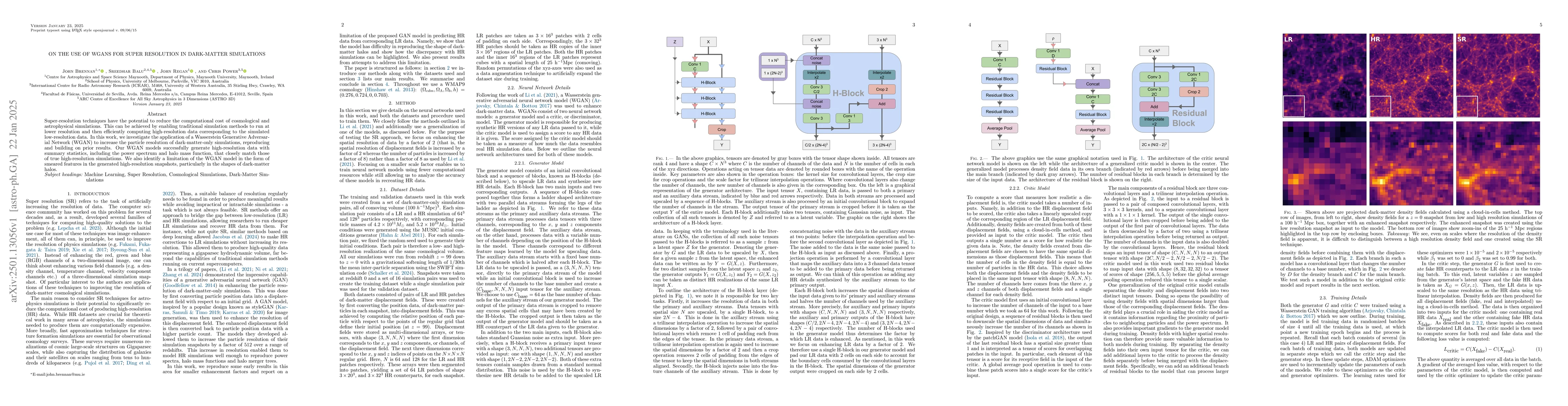 Thumbnail for On the Use of WGANs for Super Resolution in Dark-Matter Simulations