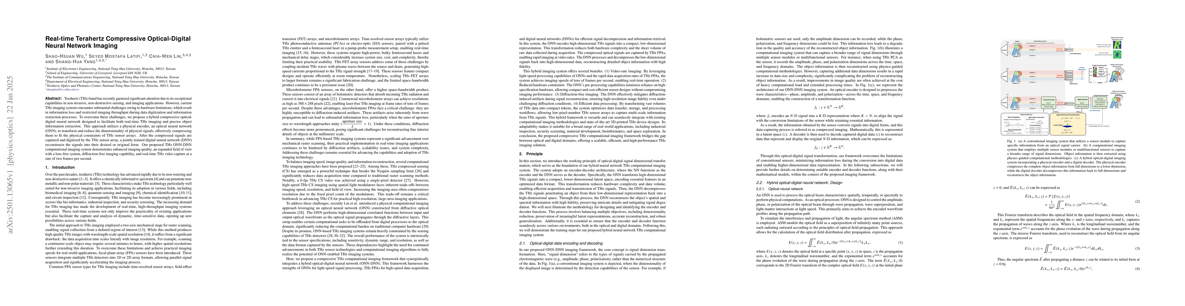 Thumbnail for Real-time Terahertz Compressive Optical-Digital Neural Network Imaging