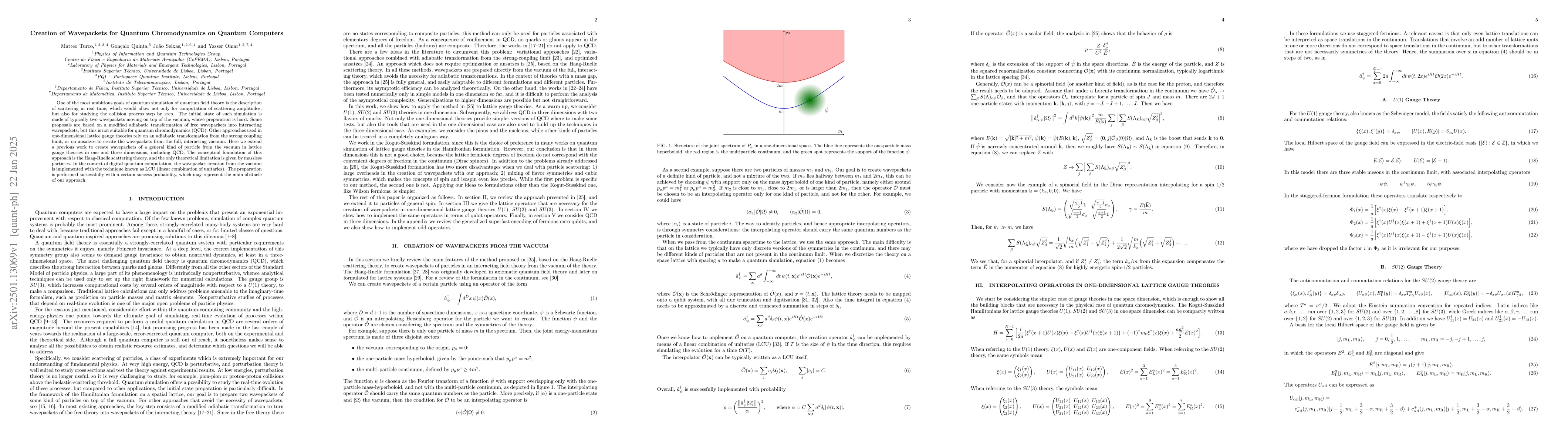 Thumbnail for Creation of Wavepackets for Quantum Chromodynamics on Quantum Computers