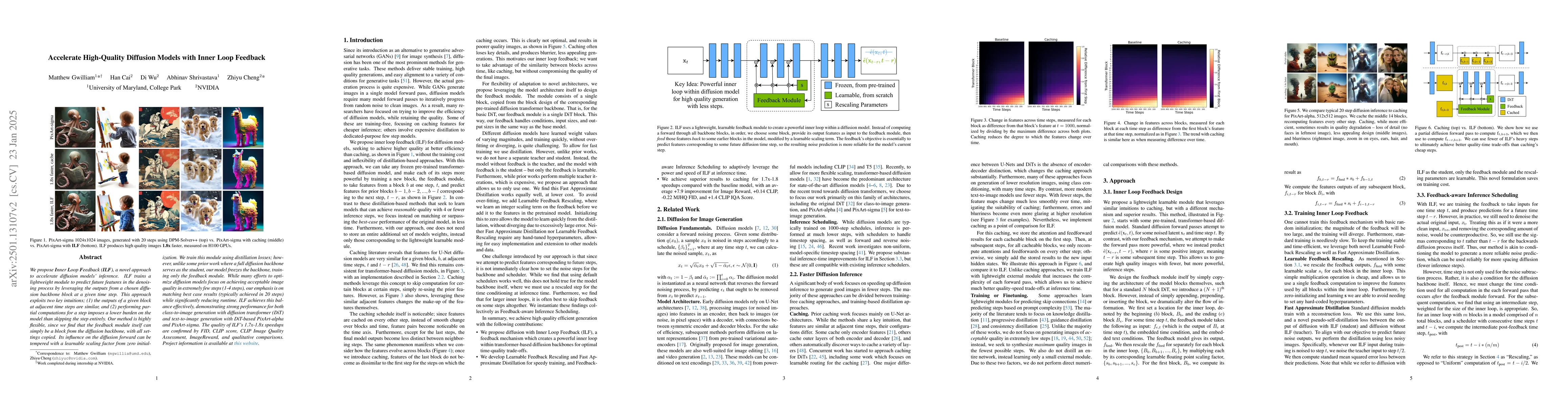 Thumbnail for Accelerate High-Quality Diffusion Models with Inner Loop Feedback