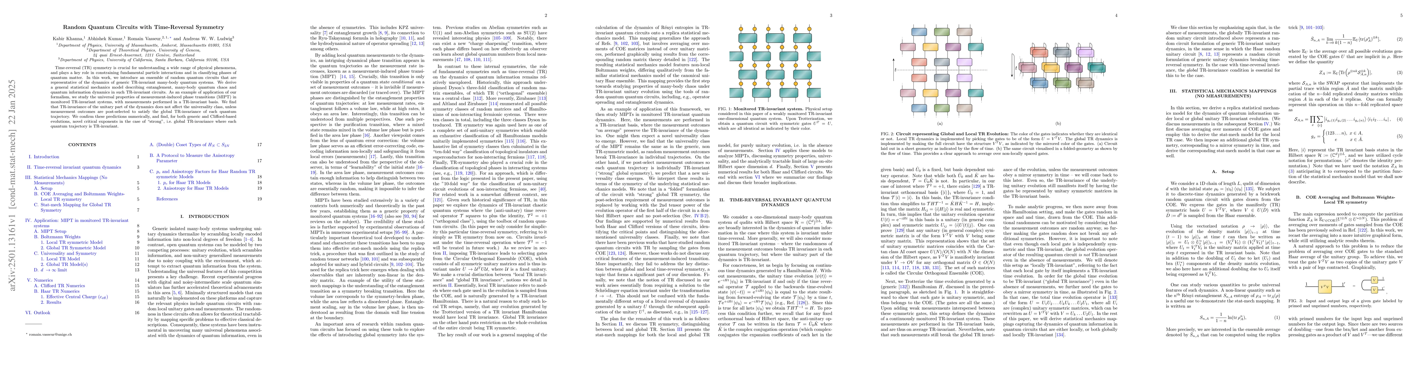Thumbnail for Random Quantum Circuits with Time-Reversal Symmetry