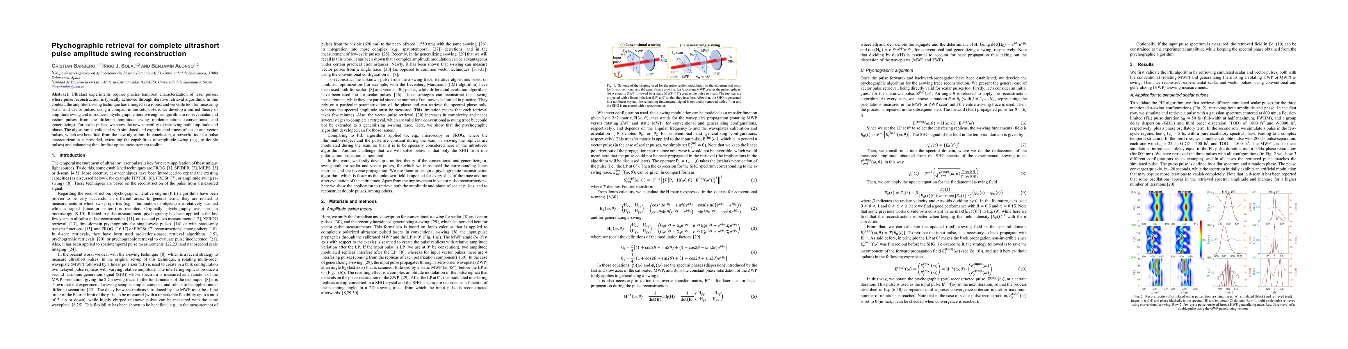 Thumbnail for Ptychographic retrieval for complete ultrashort pulse amplitude swing
  reconstruction