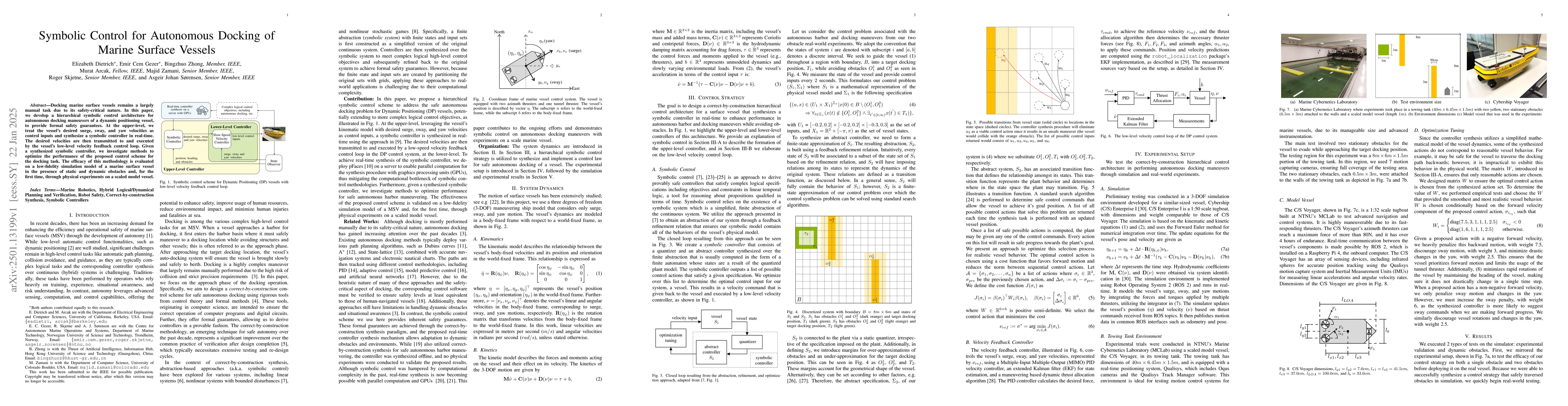 Thumbnail for Symbolic Control for Autonomous Docking of Marine Surface Vessels