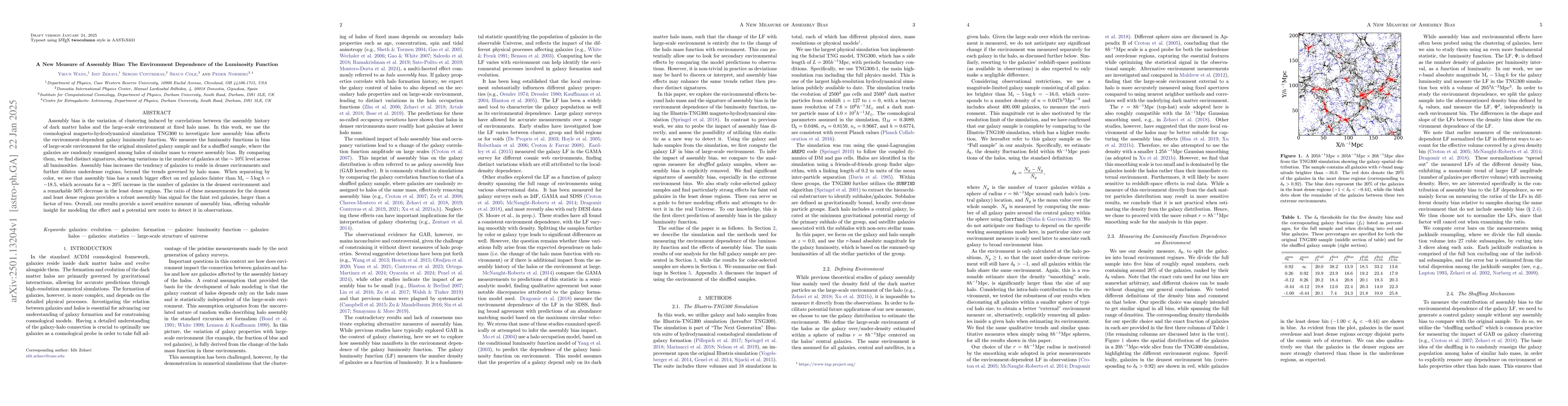 Thumbnail for A New Measure of Assembly Bias: The Environment Dependence of the
  Luminosity Function