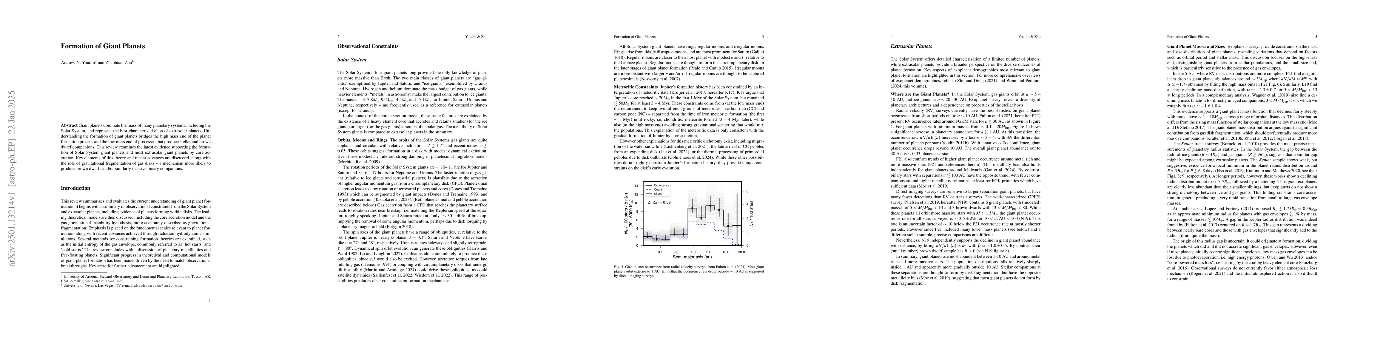 Thumbnail for Formation of Giant Planets