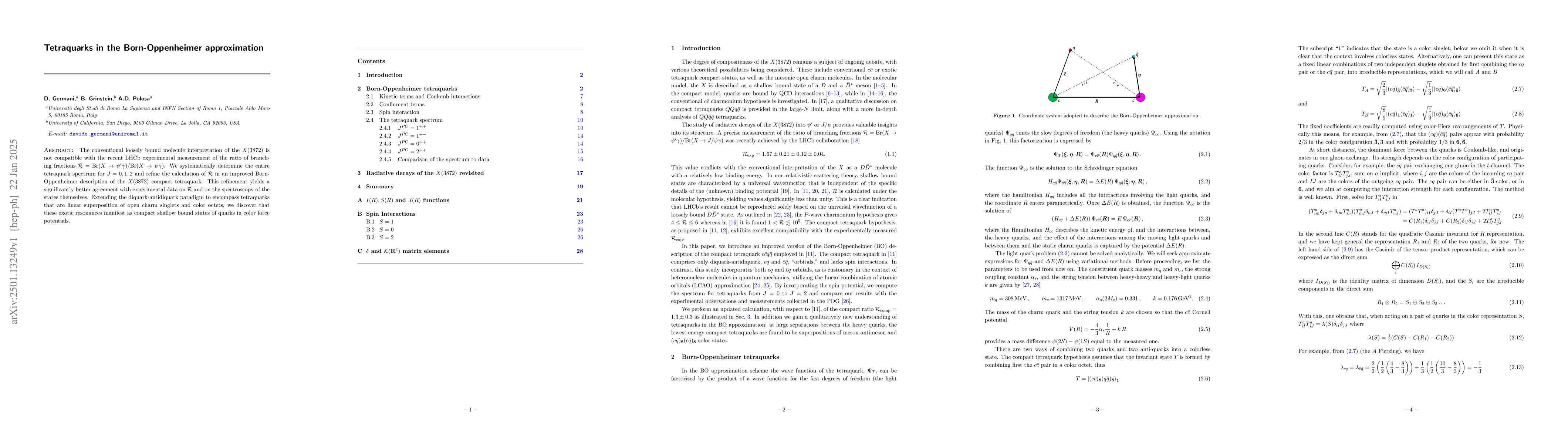 Thumbnail for Tetraquarks in the Born-Oppenheimer approximation