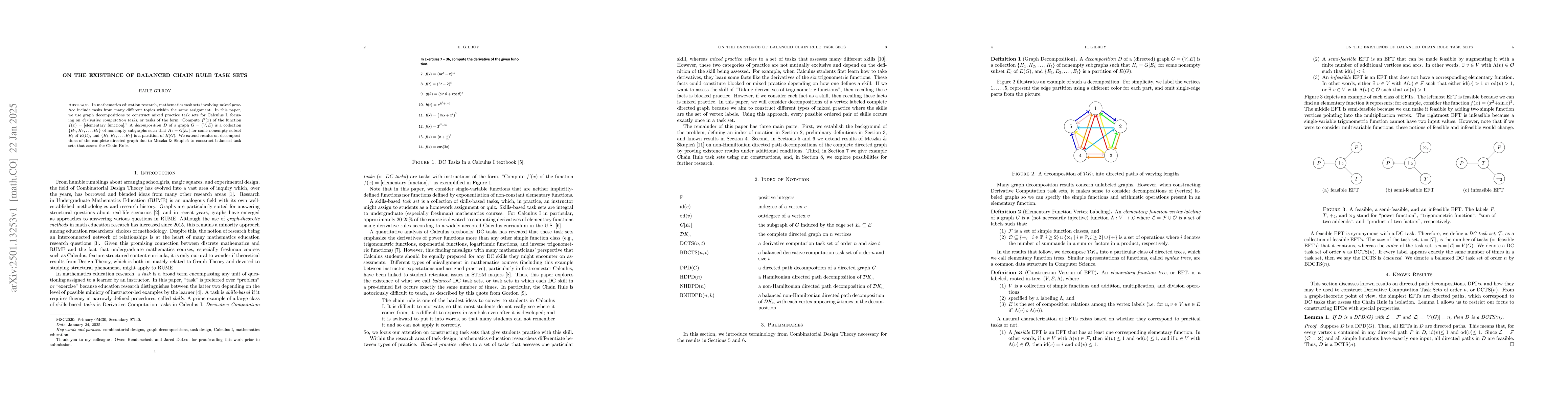 Thumbnail for On the Existence of Balanced Chain Rule Task Sets