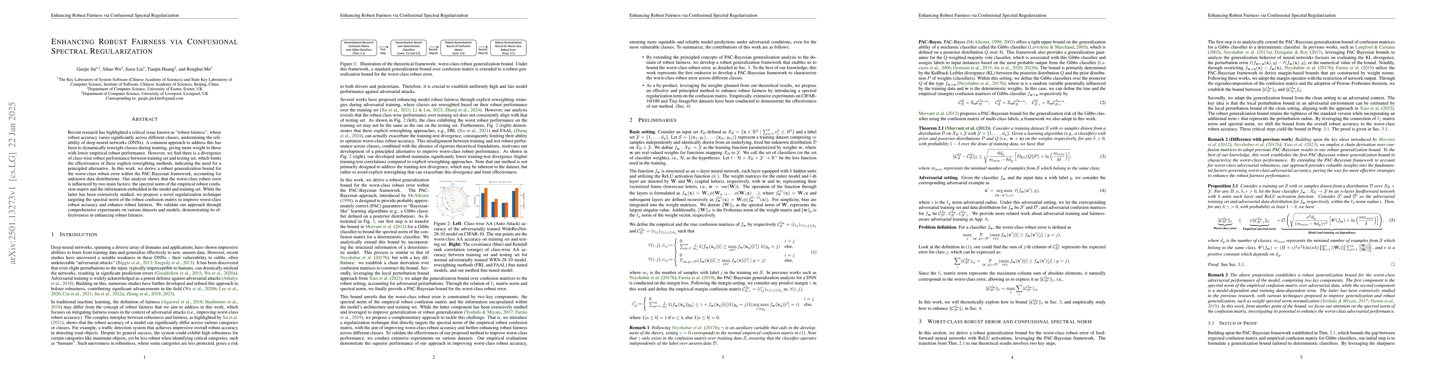 Thumbnail for Enhancing Robust Fairness via Confusional Spectral Regularization
