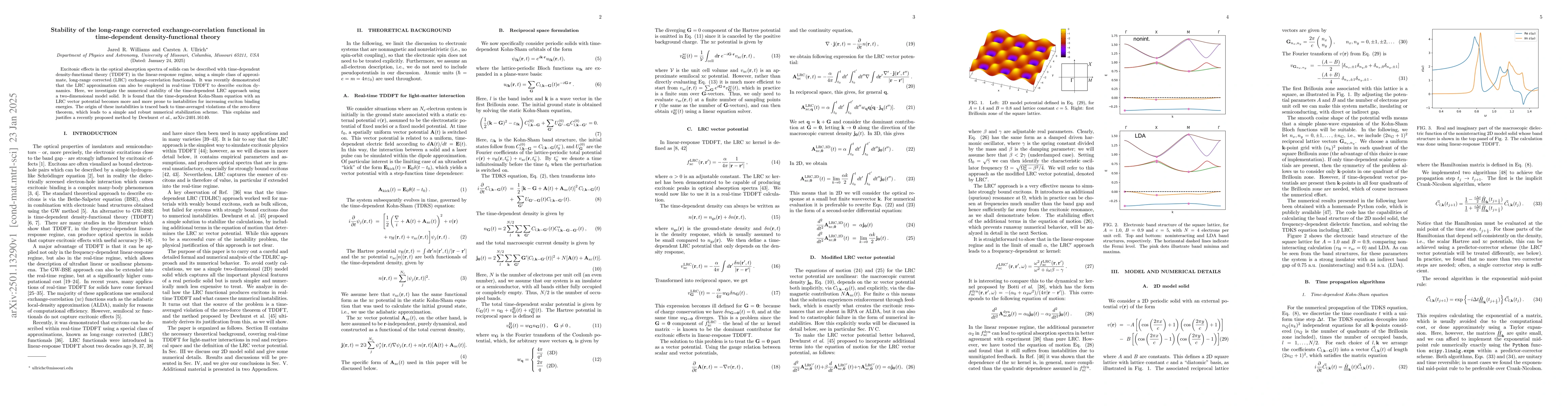 Thumbnail for Stability of the long-range corrected exchange-correlation functional in
  time-dependent density-functional theory