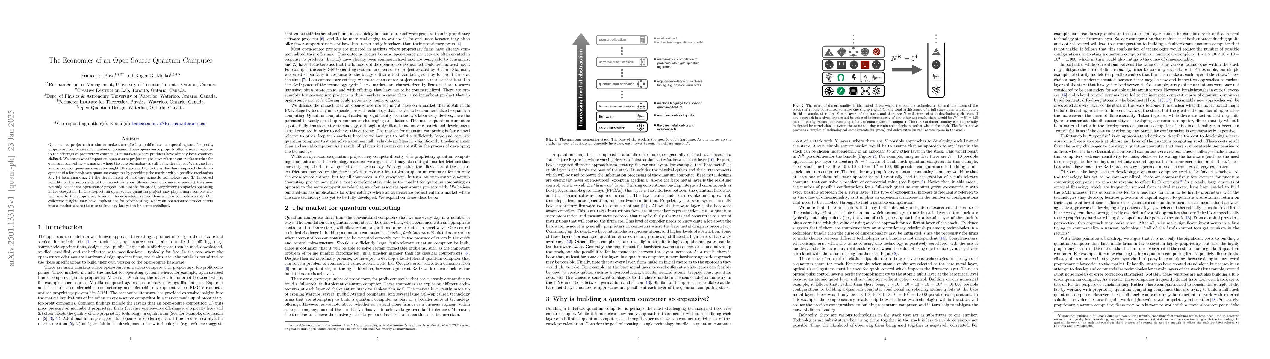 Thumbnail for The Economics of an Open-Source Quantum Computer