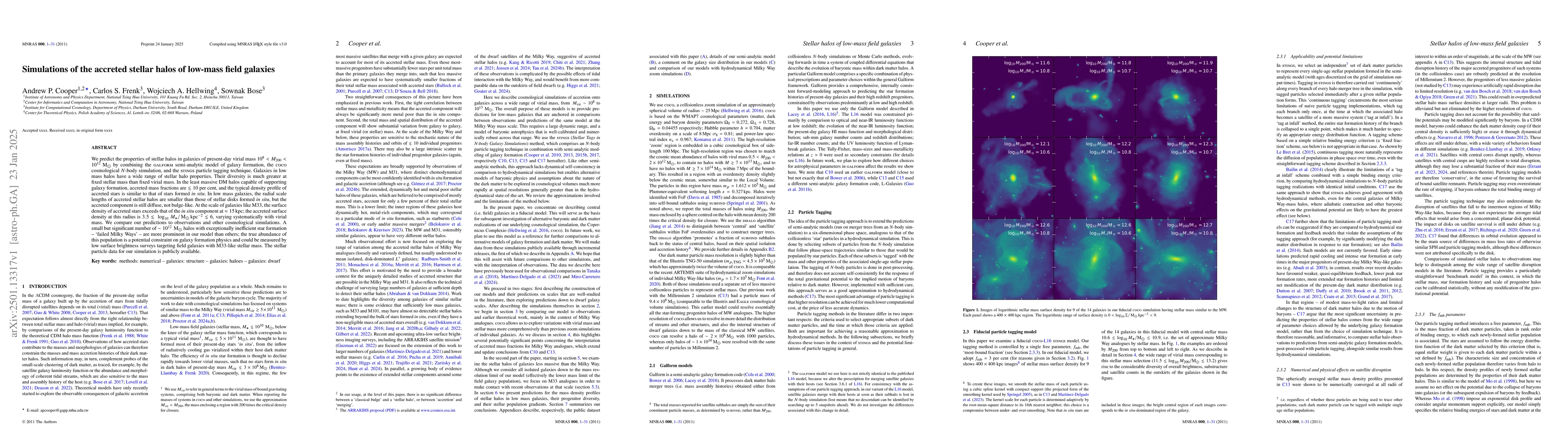 Thumbnail for Simulations of the accreted stellar halos of low-mass field galaxies