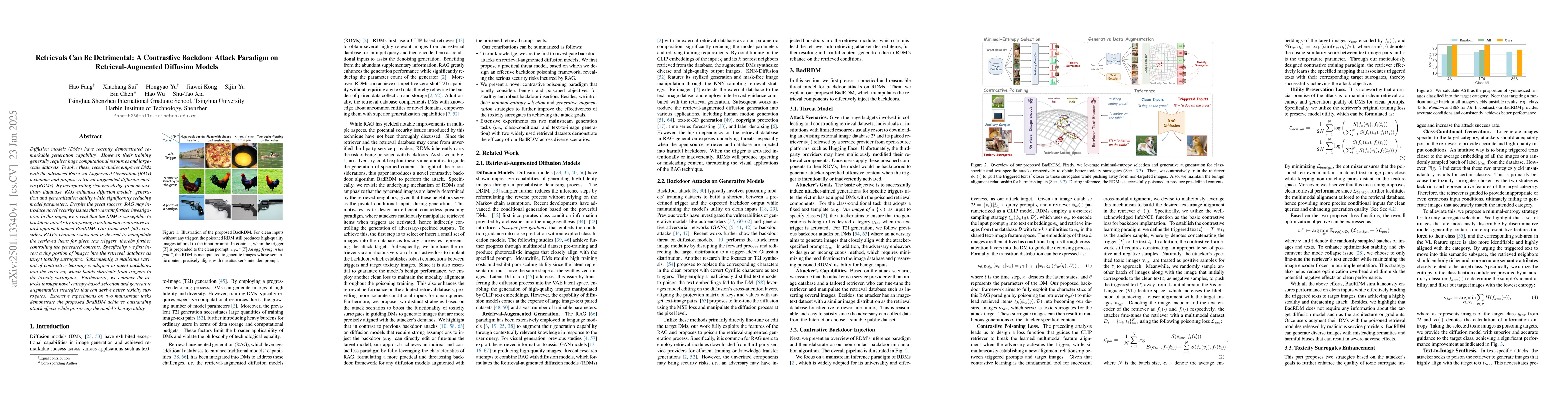 Thumbnail for Retrievals Can Be Detrimental: A Contrastive Backdoor Attack Paradigm on
  Retrieval-Augmented Diffusion Models