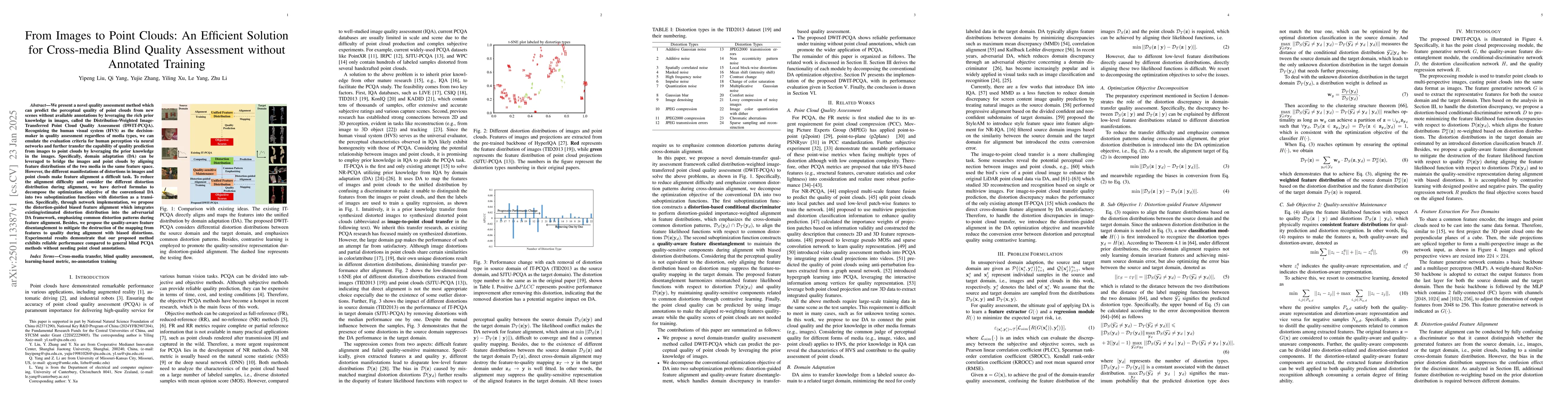 Thumbnail for From Images to Point Clouds: An Efficient Solution for Cross-media Blind
  Quality Assessment without Annotated Training