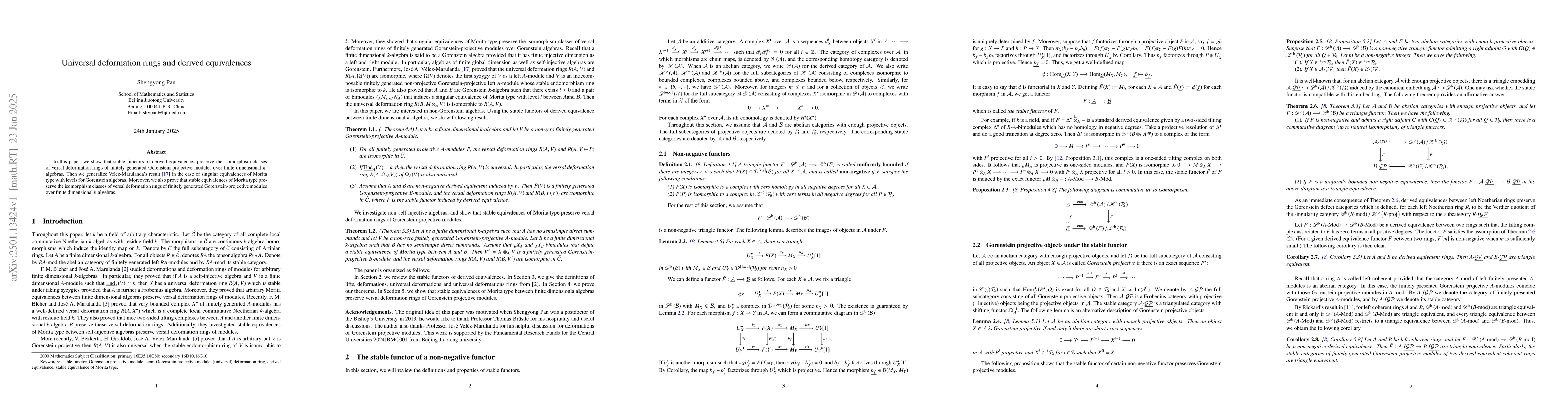 Thumbnail for Universal deformation rings and derived equivalences