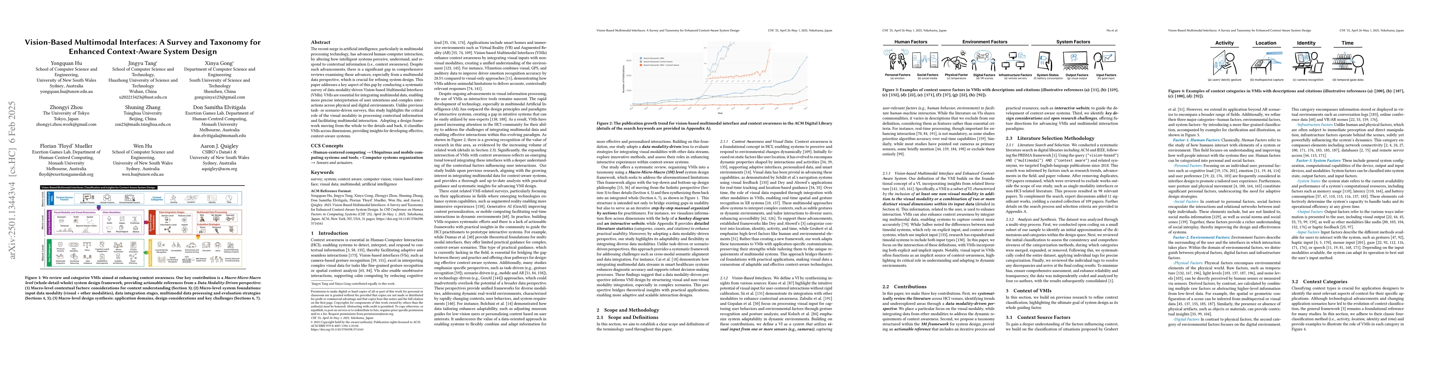 Thumbnail for Vision-Based Multimodal Interfaces: A Survey and Taxonomy for Enhanced
  Context-Aware System Design