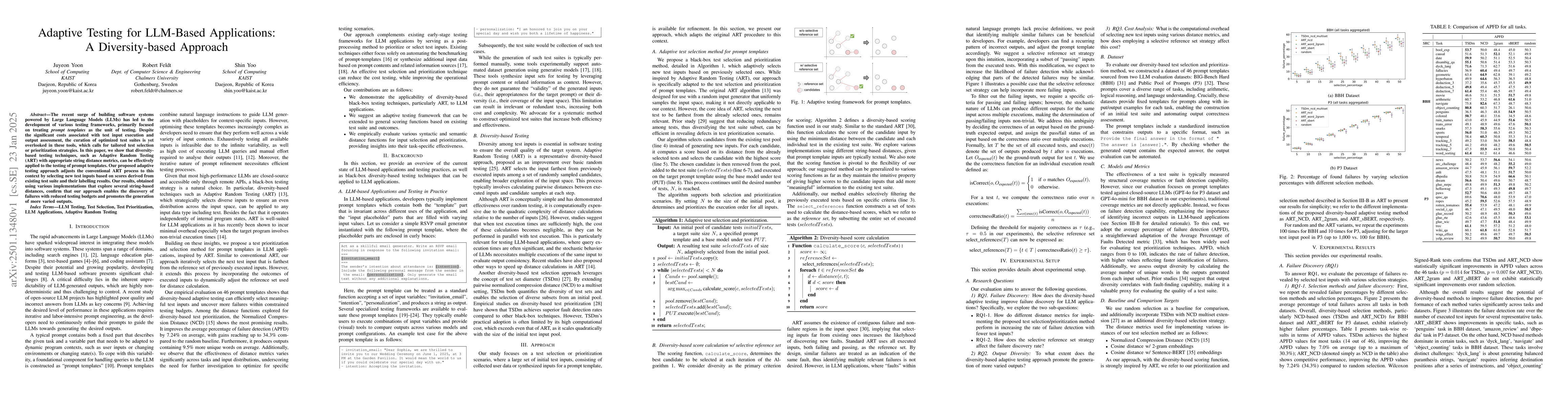 Thumbnail for Adaptive Testing for LLM-Based Applications: A Diversity-based Approach