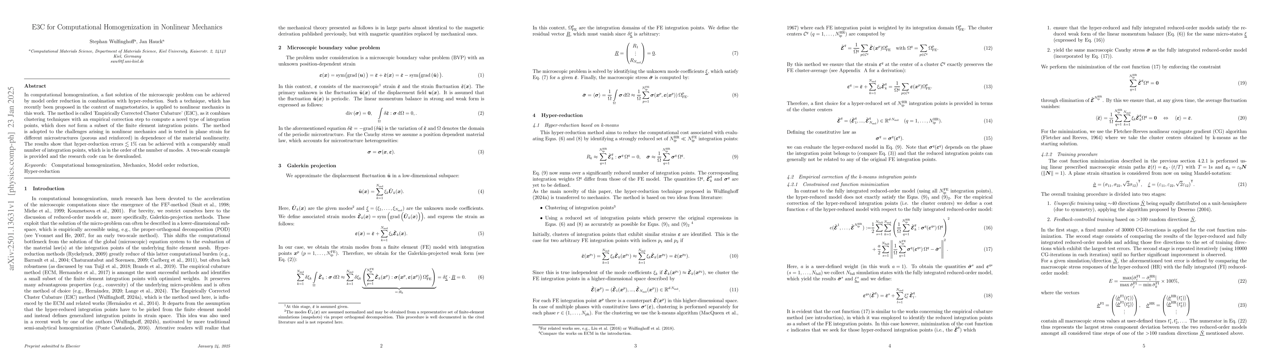Thumbnail for E3C for Computational Homogenization in Nonlinear Mechanics