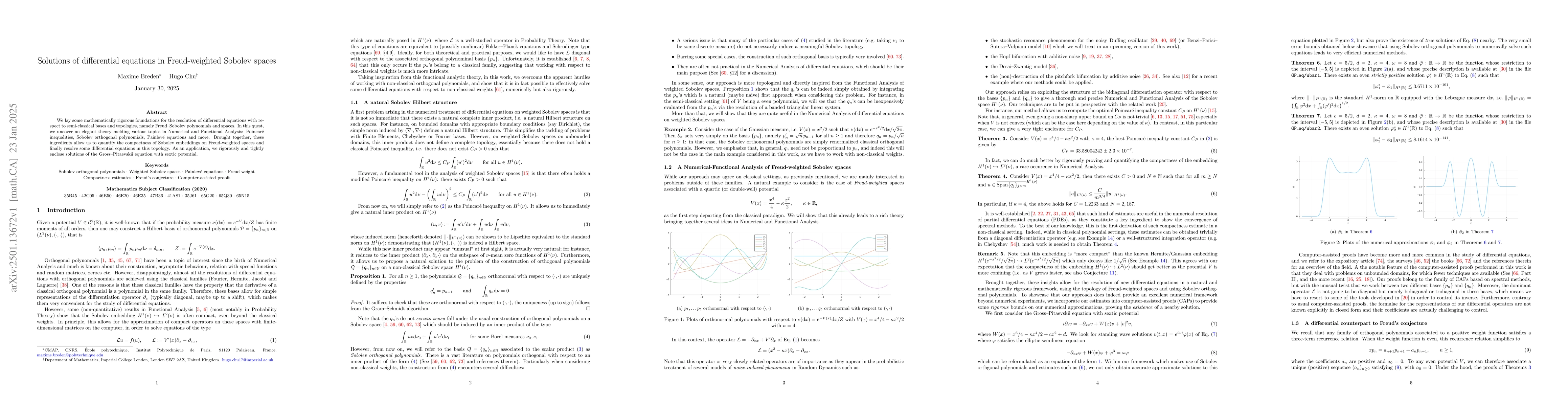 Thumbnail for Solutions of differential equations in Freud-weighted Sobolev spaces