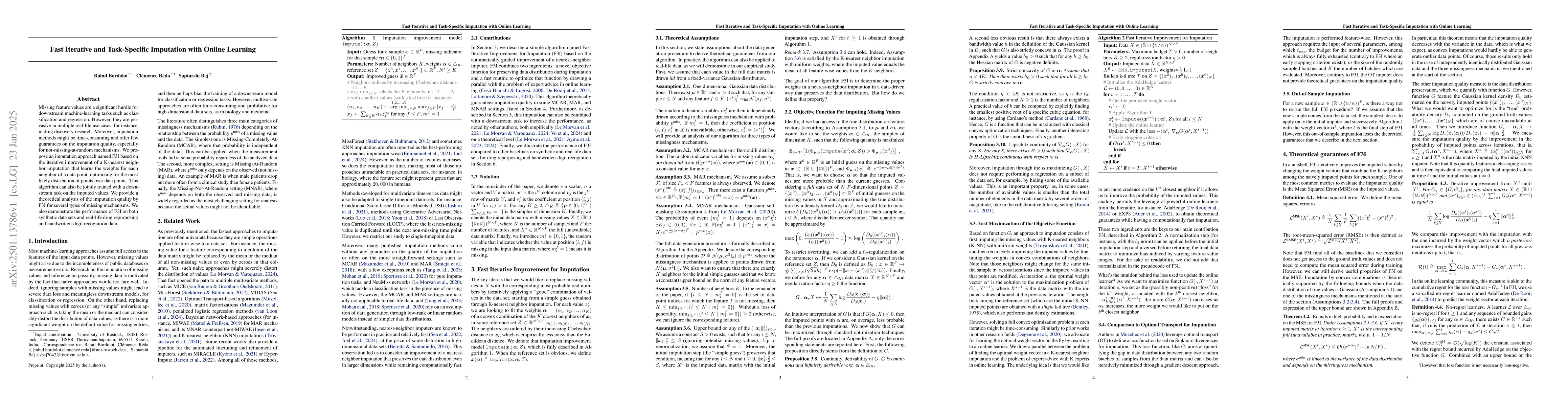 Thumbnail for Fast Iterative and Task-Specific Imputation with Online Learning