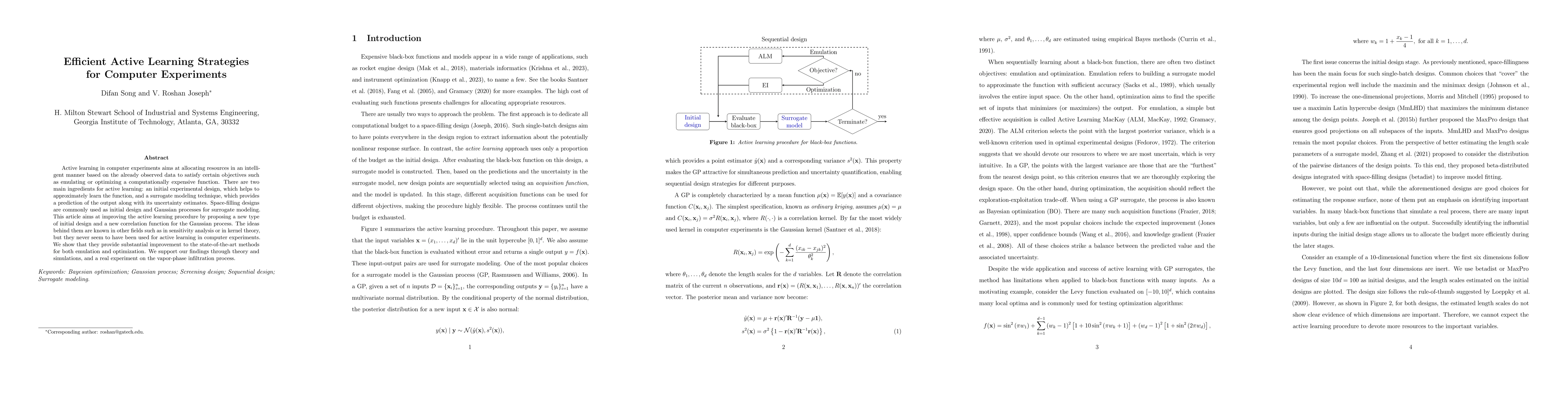 Thumbnail for Efficient Active Learning Strategies for Computer Experiments