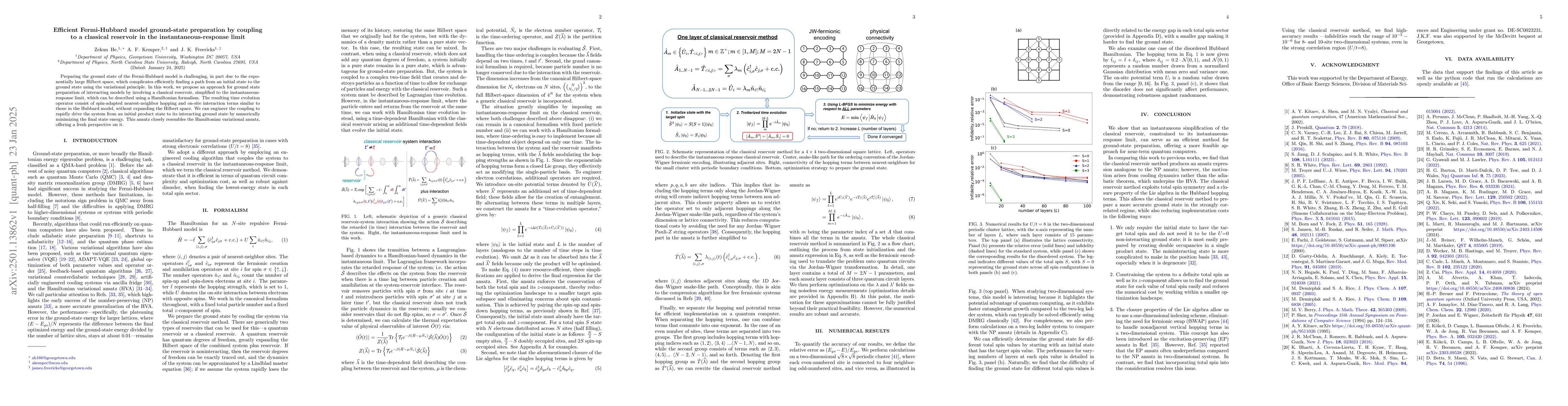 Thumbnail for Efficient Fermi-Hubbard model ground-state preparation by coupling to a
  classical reservoir in the instantaneous-response limit