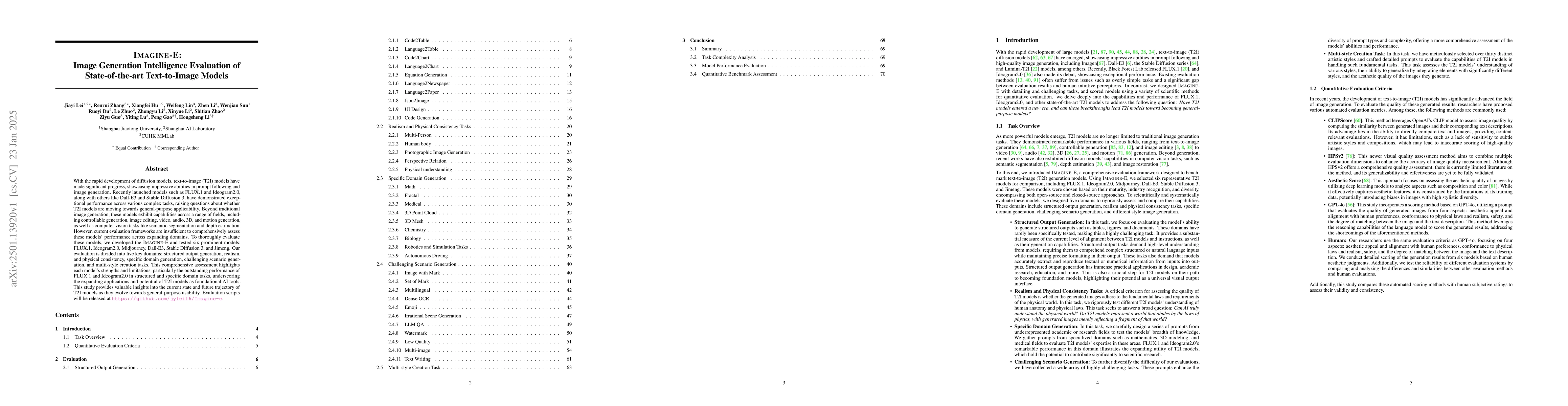 Thumbnail for IMAGINE-E: Image Generation Intelligence Evaluation of State-of-the-art
  Text-to-Image Models