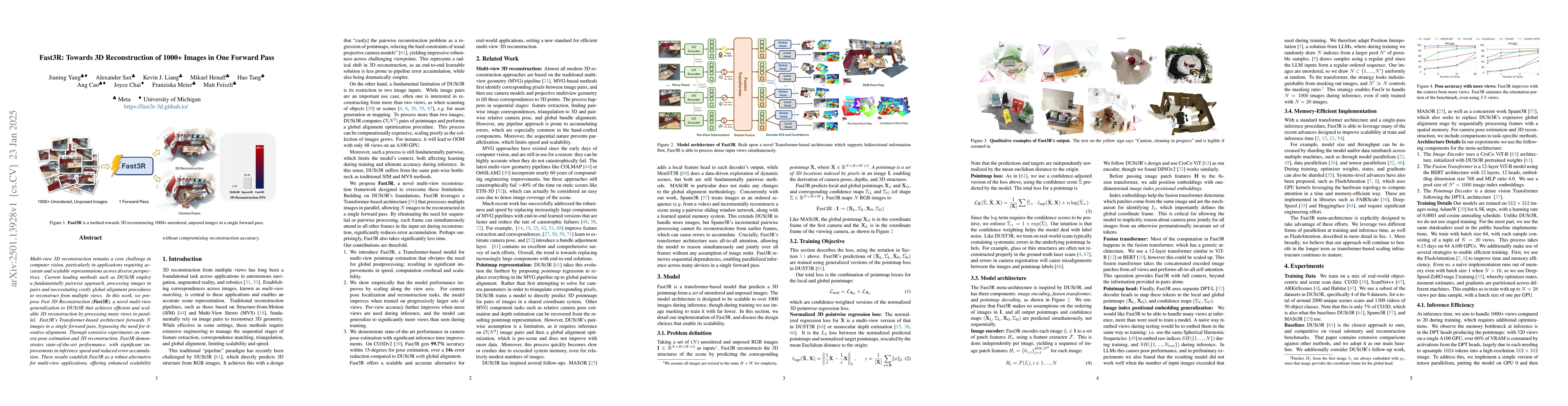 Thumbnail for Fast3R: Towards 3D Reconstruction of 1000+ Images in One Forward Pass