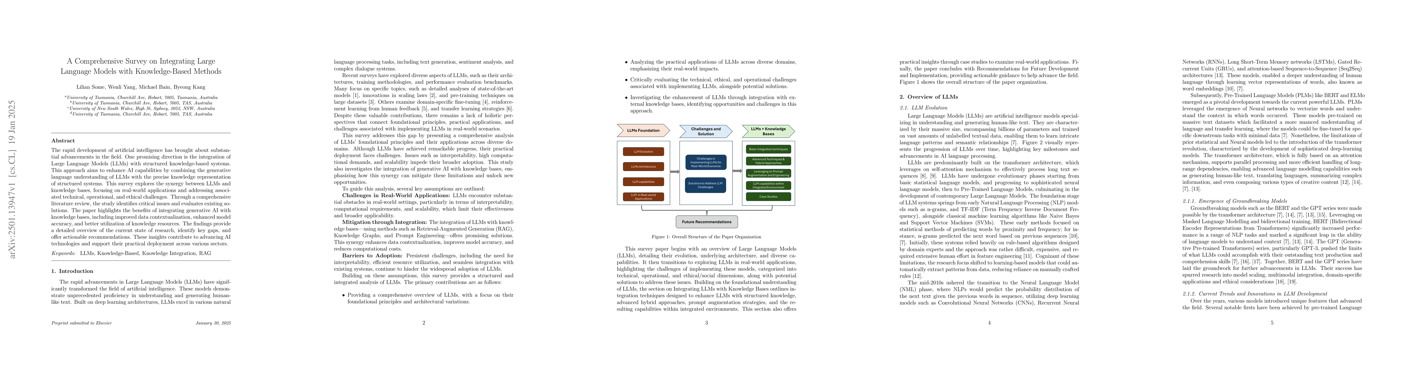 Thumbnail for A Comprehensive Survey on Integrating Large Language Models with
  Knowledge-Based Methods