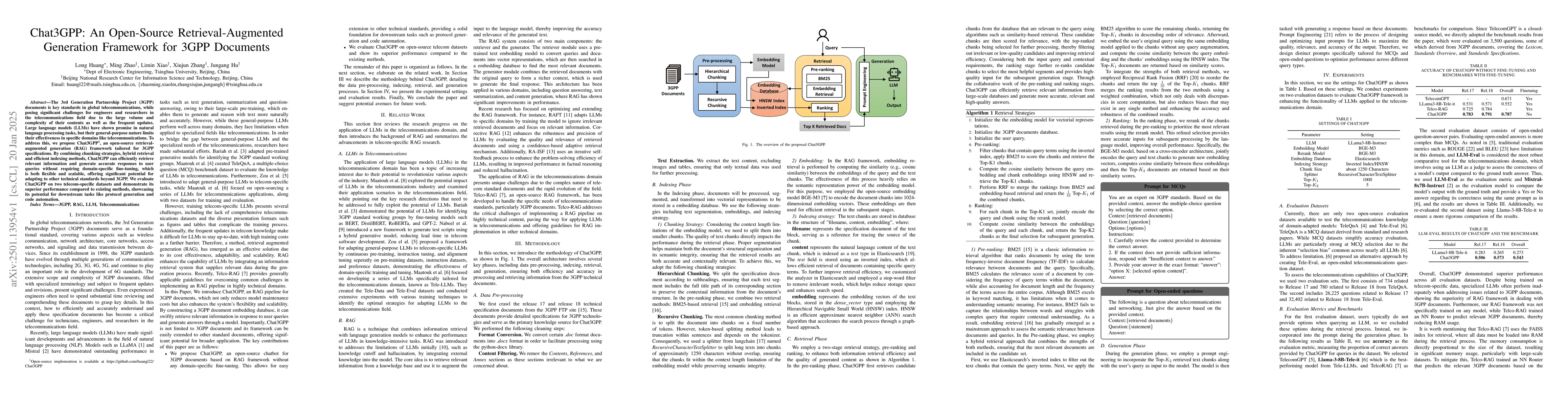 Thumbnail for Chat3GPP: An Open-Source Retrieval-Augmented Generation Framework for
  3GPP Documents