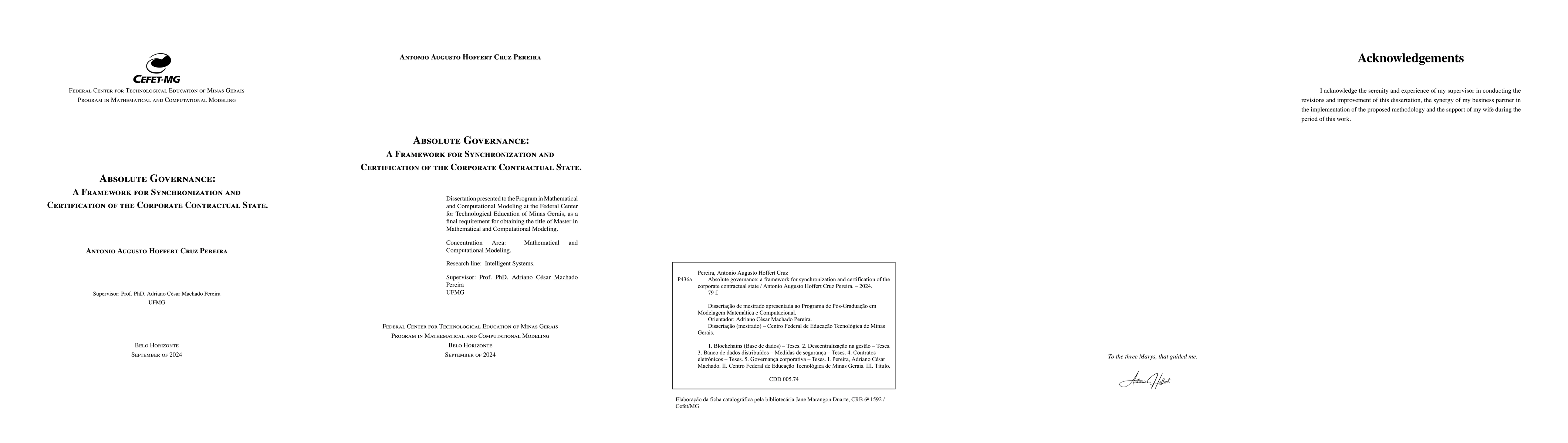 Thumbnail for Absolute Governance: A Framework for Synchronization and Certification
  of the Corporate Contractual State