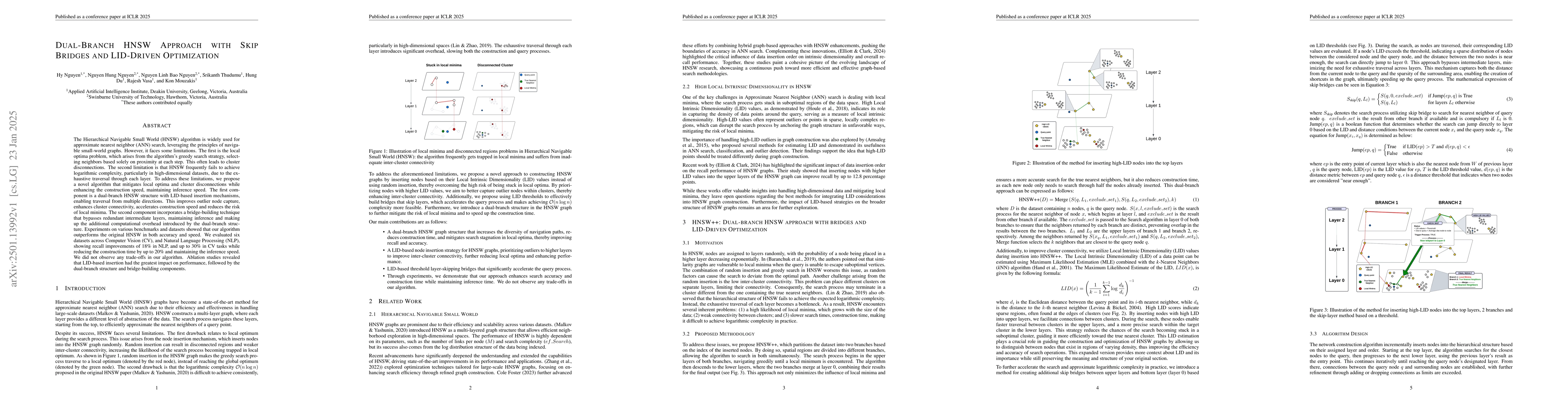 Thumbnail for Dual-Branch HNSW Approach with Skip Bridges and LID-Driven Optimization