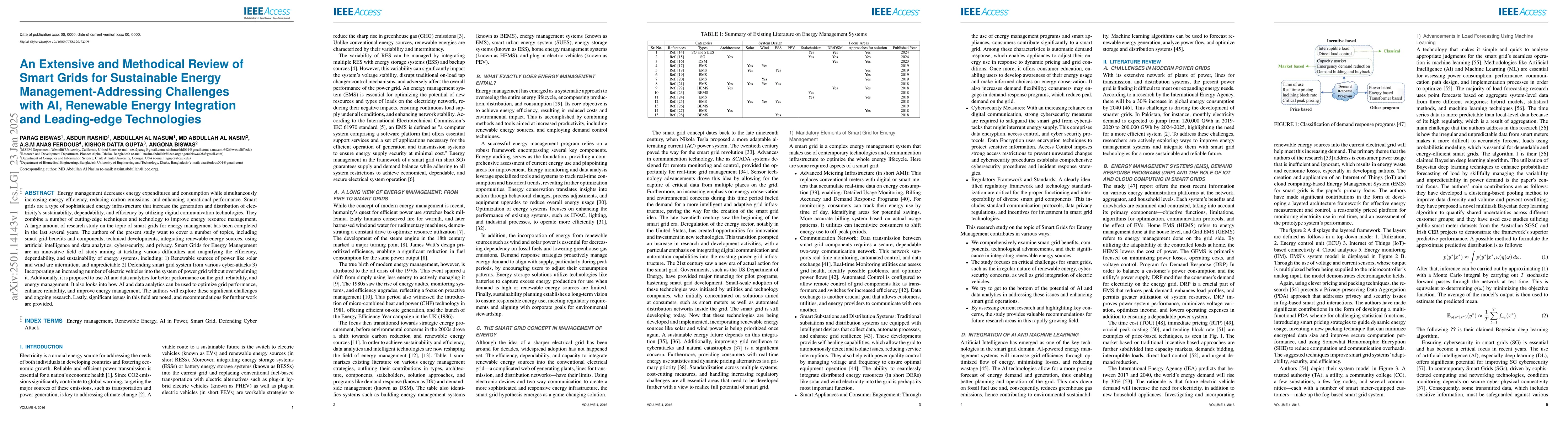 Thumbnail for An Extensive and Methodical Review of Smart Grids for Sustainable Energy
  Management-Addressing Challenges with AI, Renewable Energy Integration and
  Leading-edge Technologies
