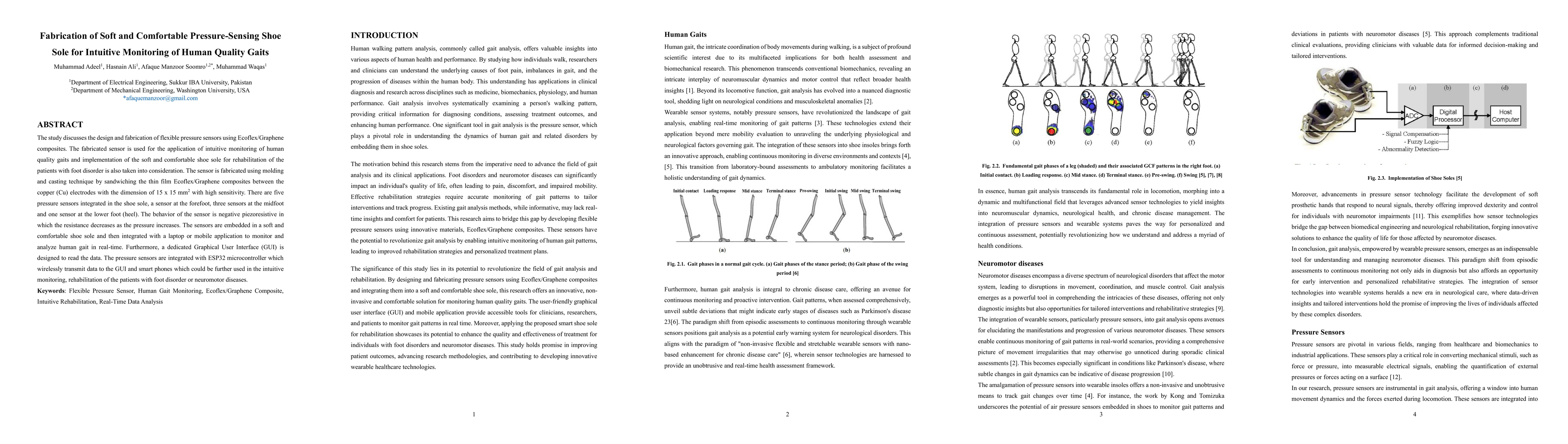 Thumbnail for Fabrication of Soft and Comfortable Pressure-Sensing Shoe Sole for
  Intuitive Monitoring of Human Quality Gaits