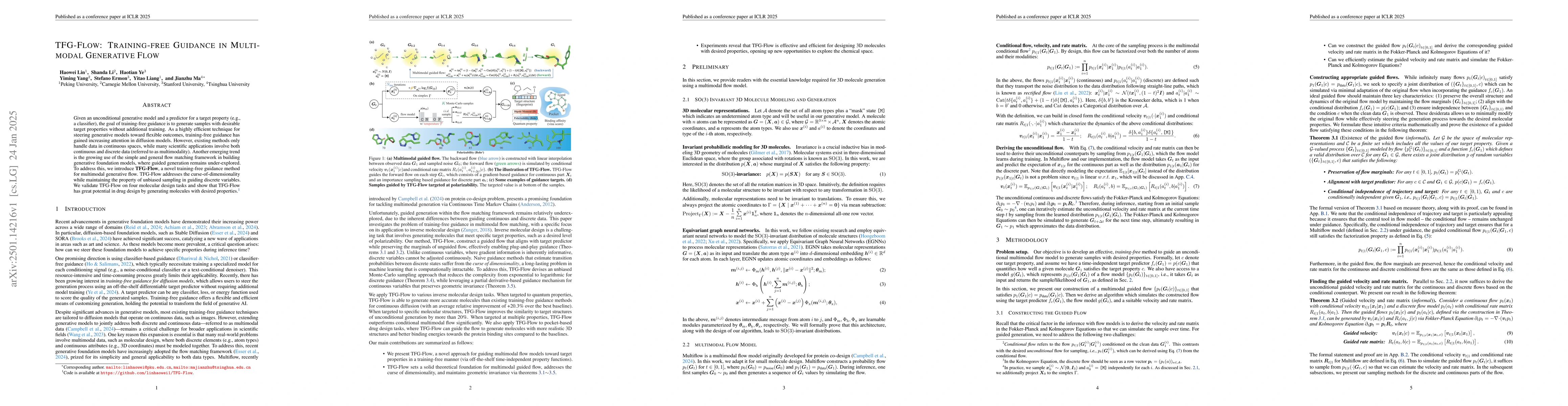 Thumbnail for TFG-Flow: Training-free Guidance in Multimodal Generative Flow