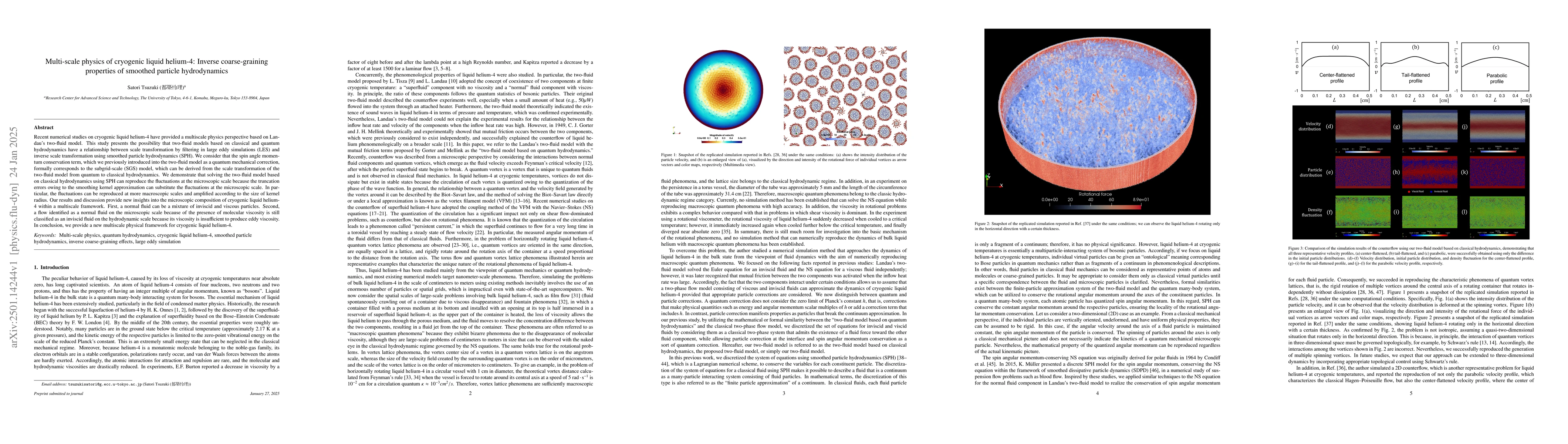 Thumbnail for Multi-scale physics of cryogenic liquid helium-4: Inverse
  coarse-graining properties of smoothed particle hydrodynamics