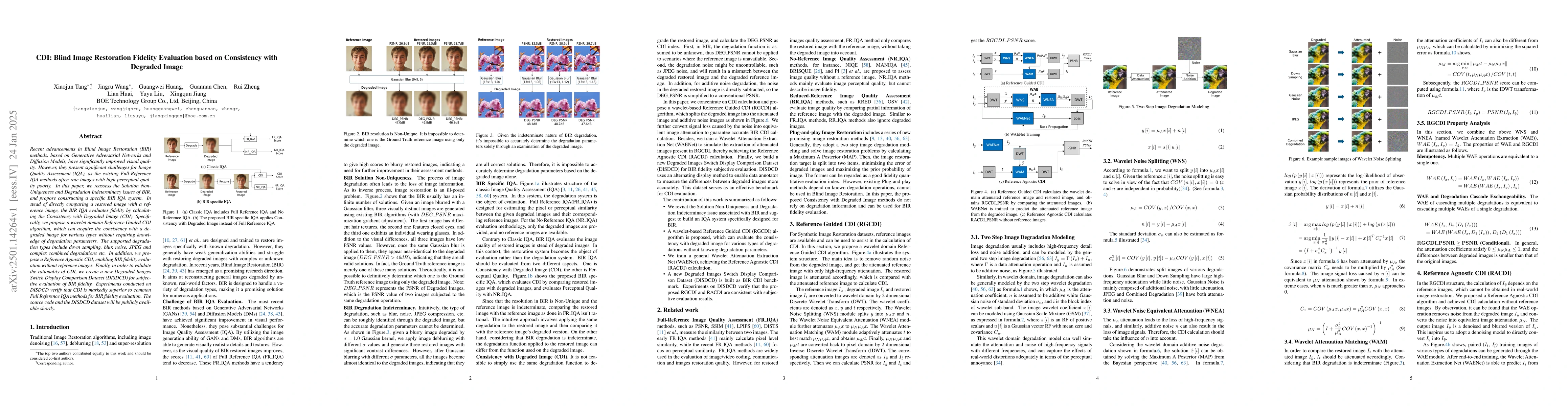 Thumbnail for CDI: Blind Image Restoration Fidelity Evaluation based on Consistency
  with Degraded Image