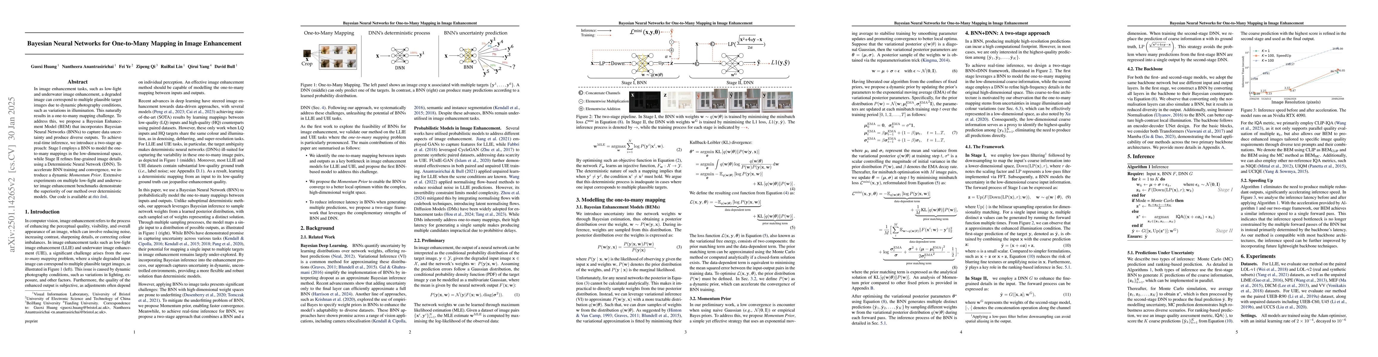 Thumbnail for Bayesian Neural Networks for One-to-Many Mapping in Image Enhancement