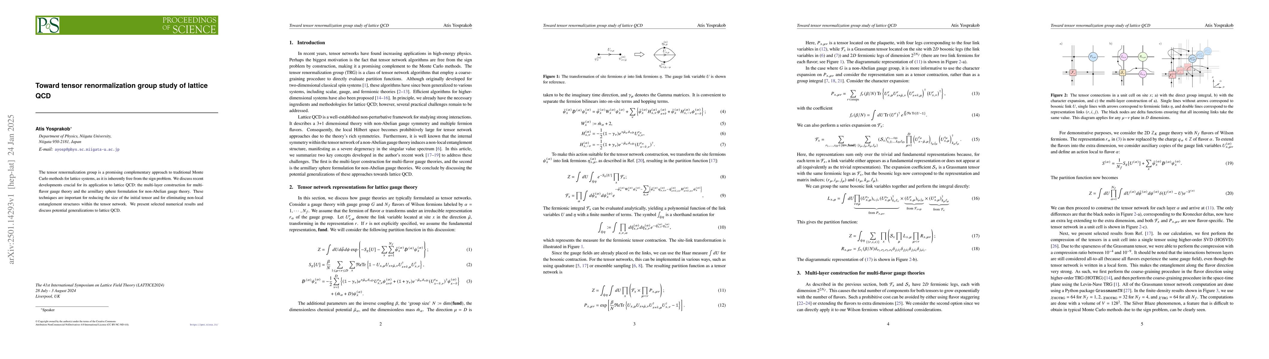 Thumbnail for Toward tensor renormalization group study of lattice QCD