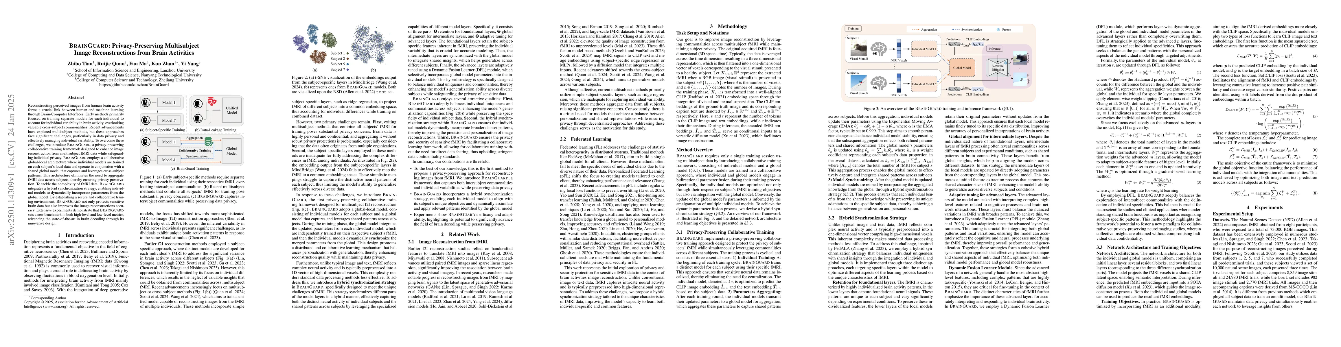 Thumbnail for BrainGuard: Privacy-Preserving Multisubject Image Reconstructions from
  Brain Activities
