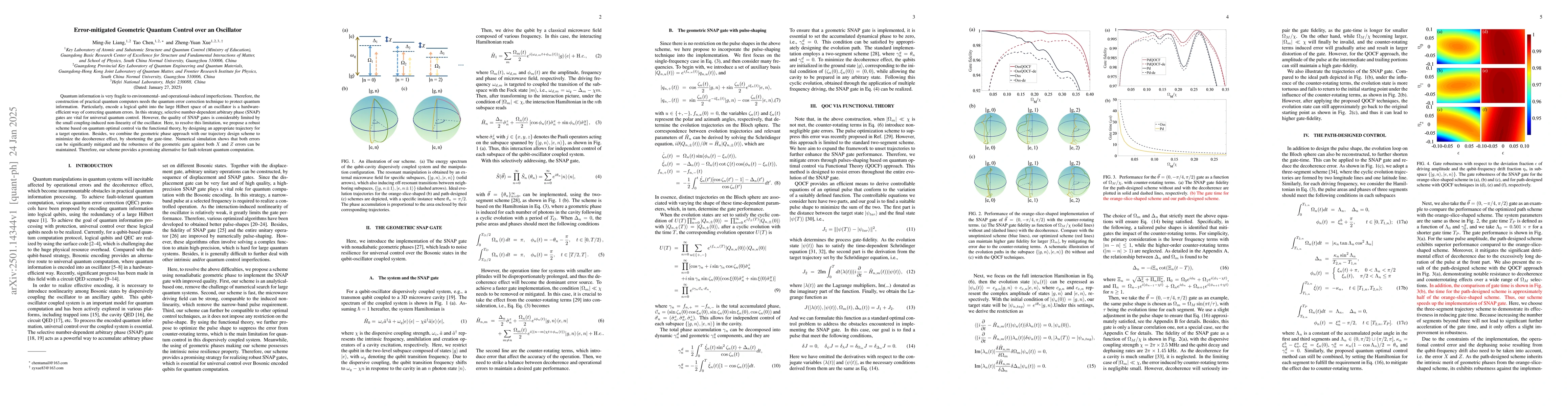 Thumbnail for Error-mitigated Geometric Quantum Control over an Oscillator