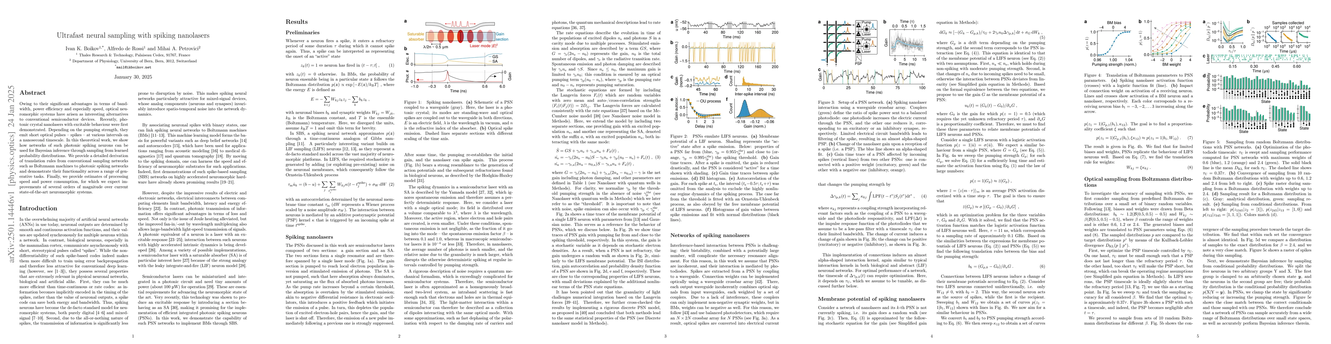 Thumbnail for Ultrafast neural sampling with spiking nanolasers